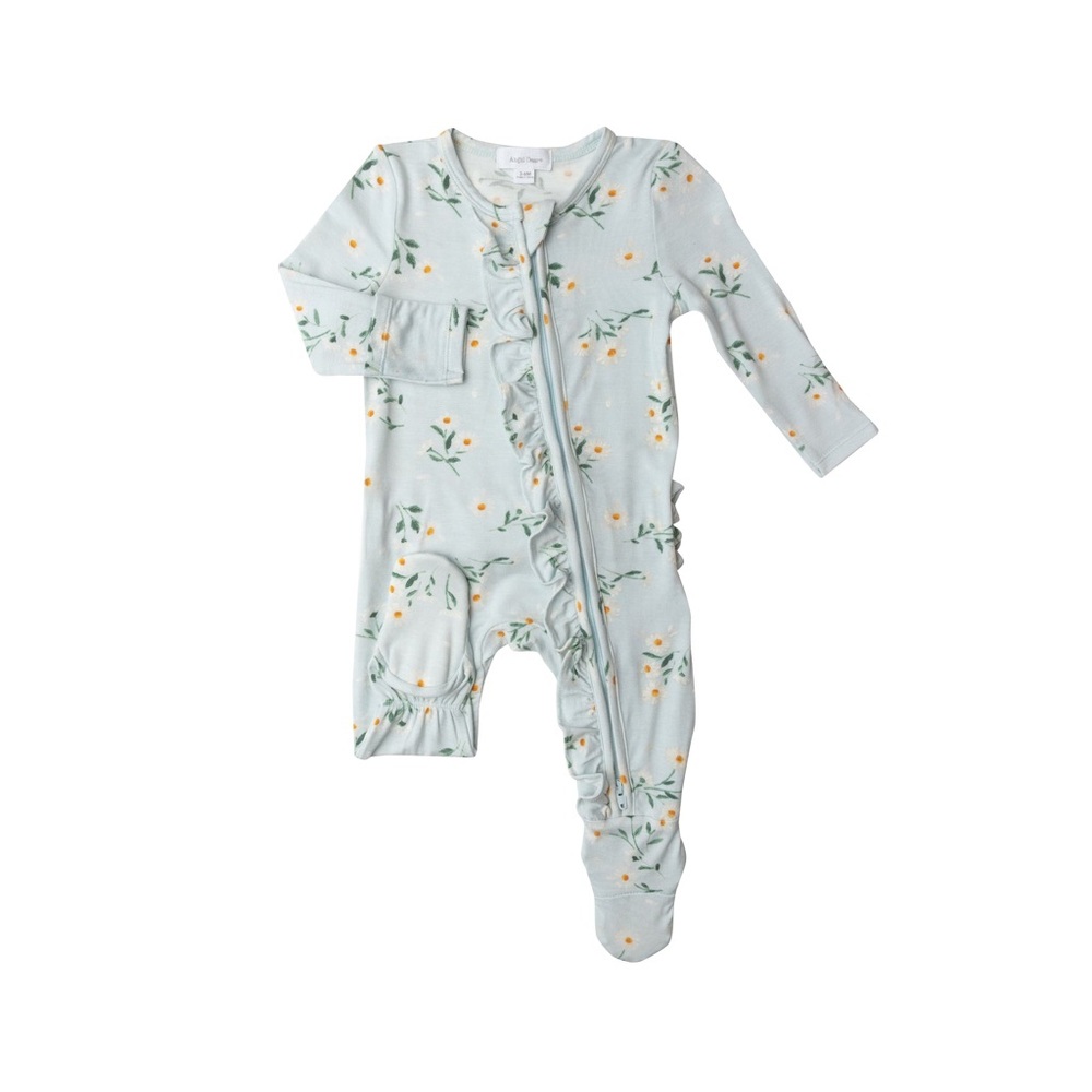 Bamboo Baby Footed Onesie Angel Dear